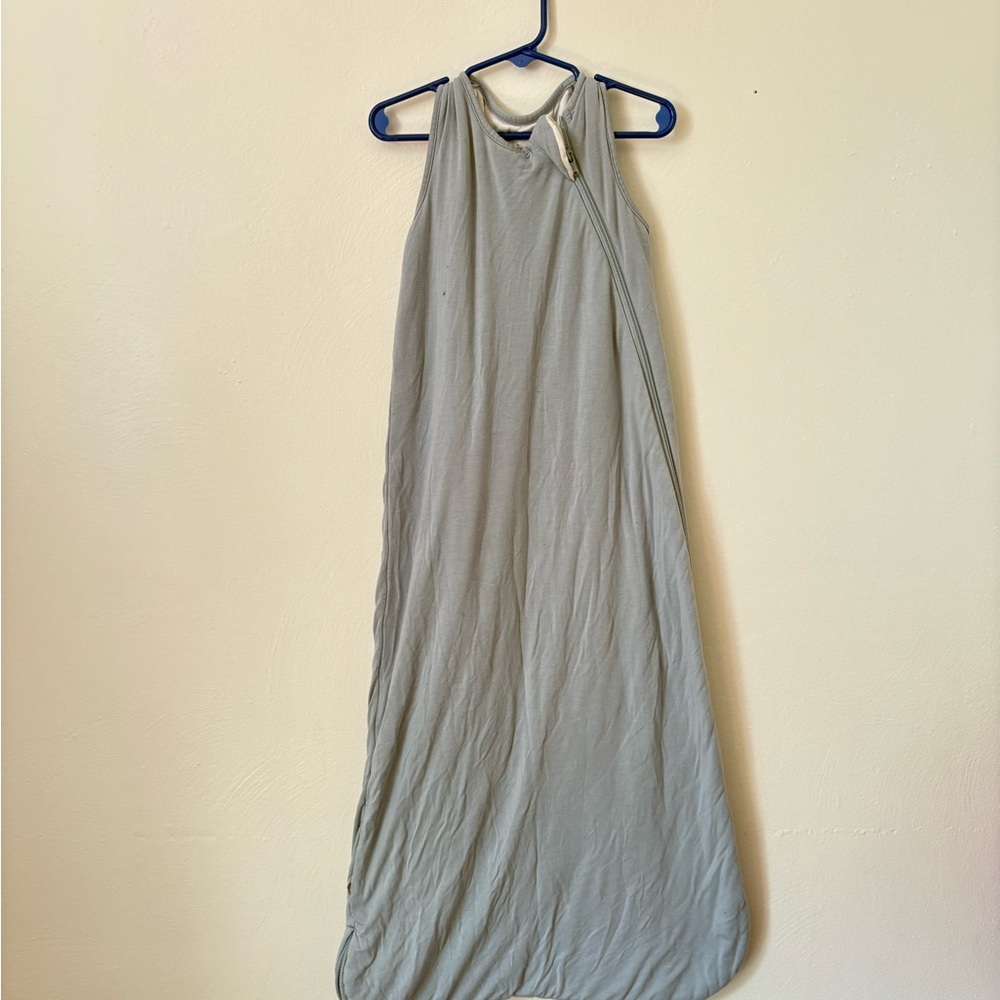 KYTE Baby Gray Bamboo Sleepsack Large 1.0 TOG